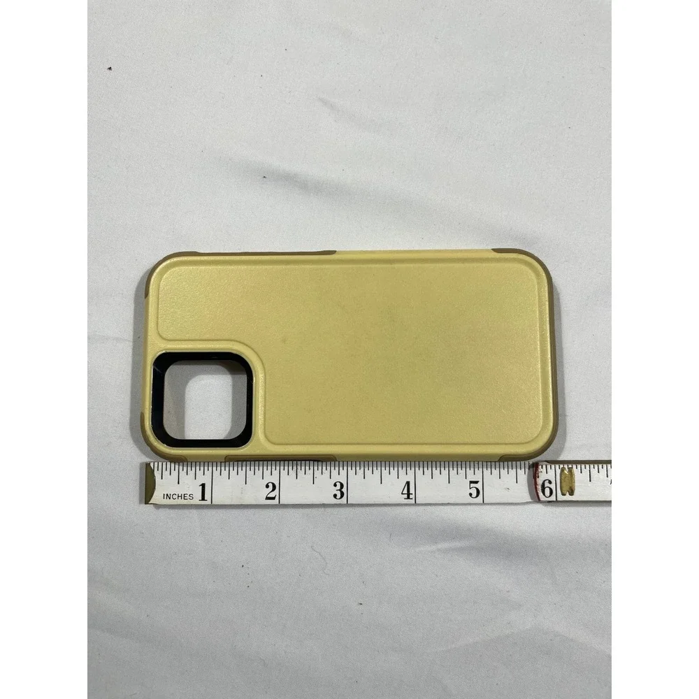 Phone Case iPhone 12 / 12 Pro Mustard Yellow Rugged Protective